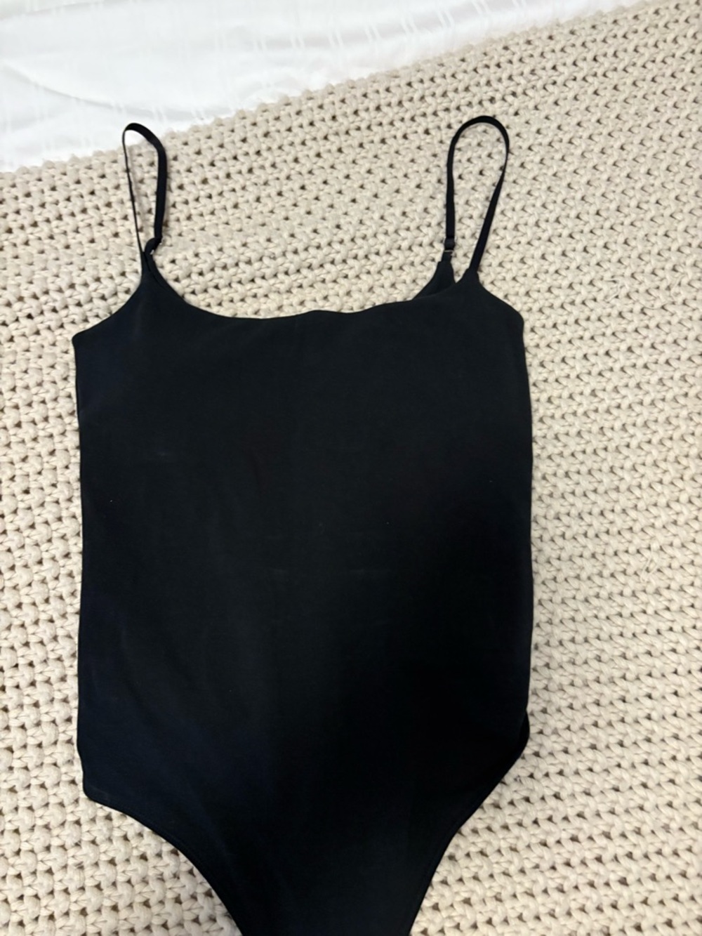 Abercrombie and fitch black seamless body suit size M